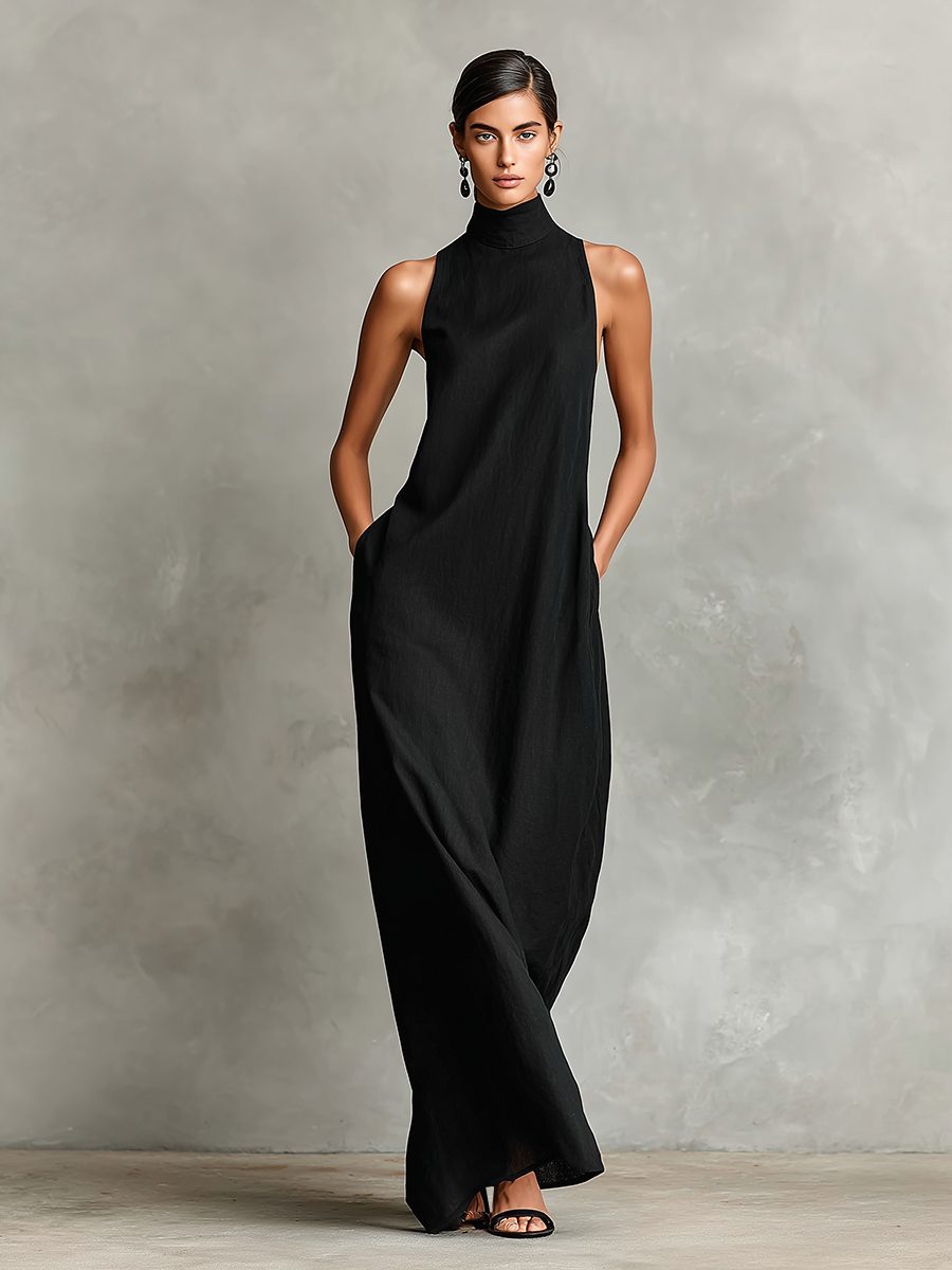 Caterina | Vestido largo minimalista