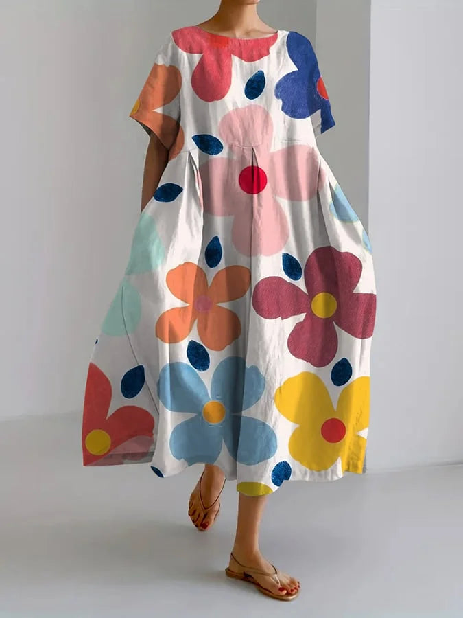 Vestido de verano floral Valeno