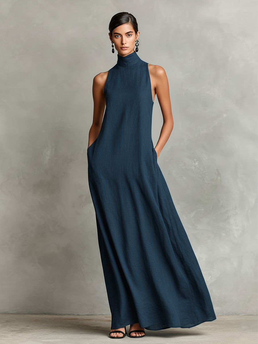 Caterina | Vestido largo minimalista