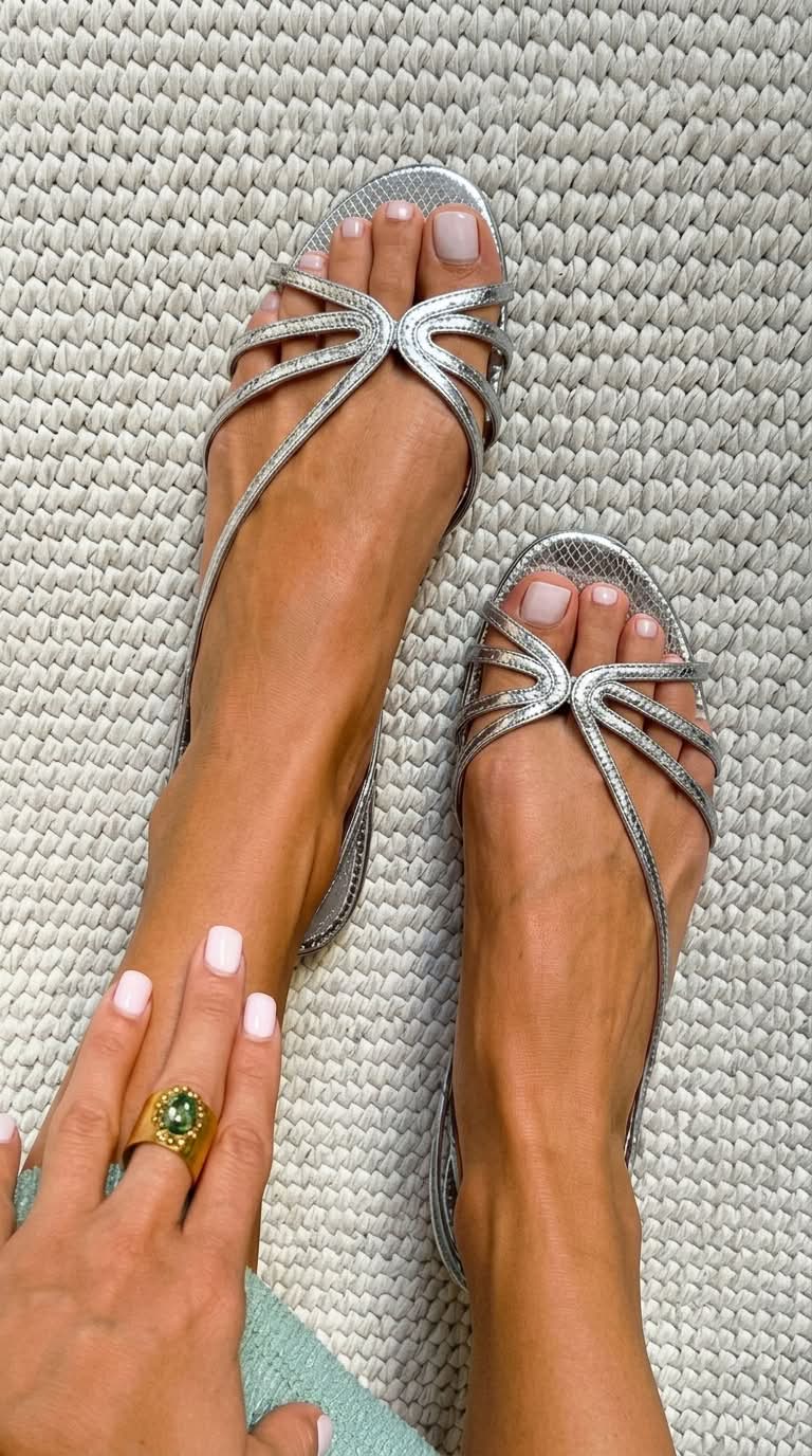 Serafina Luz | Sandalias Doradas
