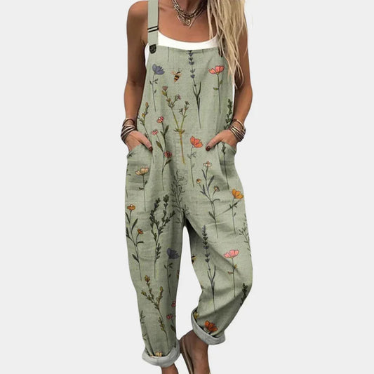 Cecilia | Mono de Tirantes con Estampado Floral