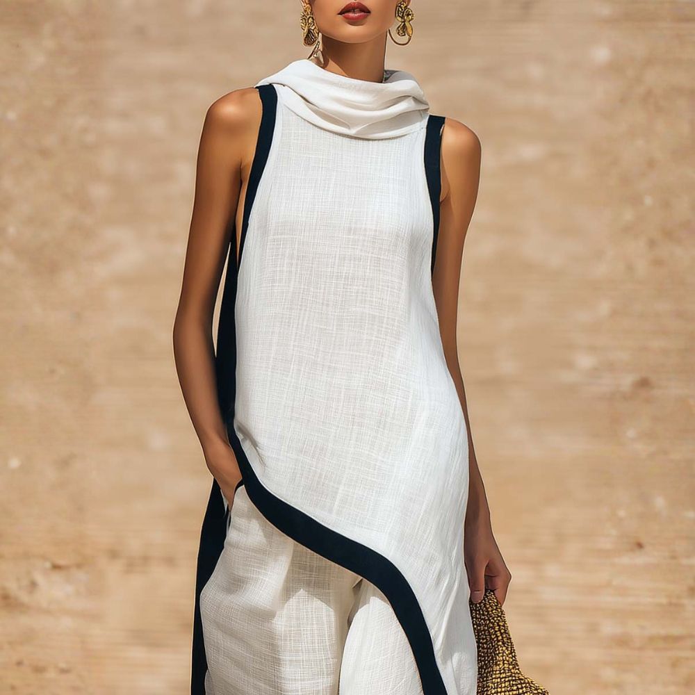 JOVANNE | CONJUNTO ELEGANTE DE LINO
