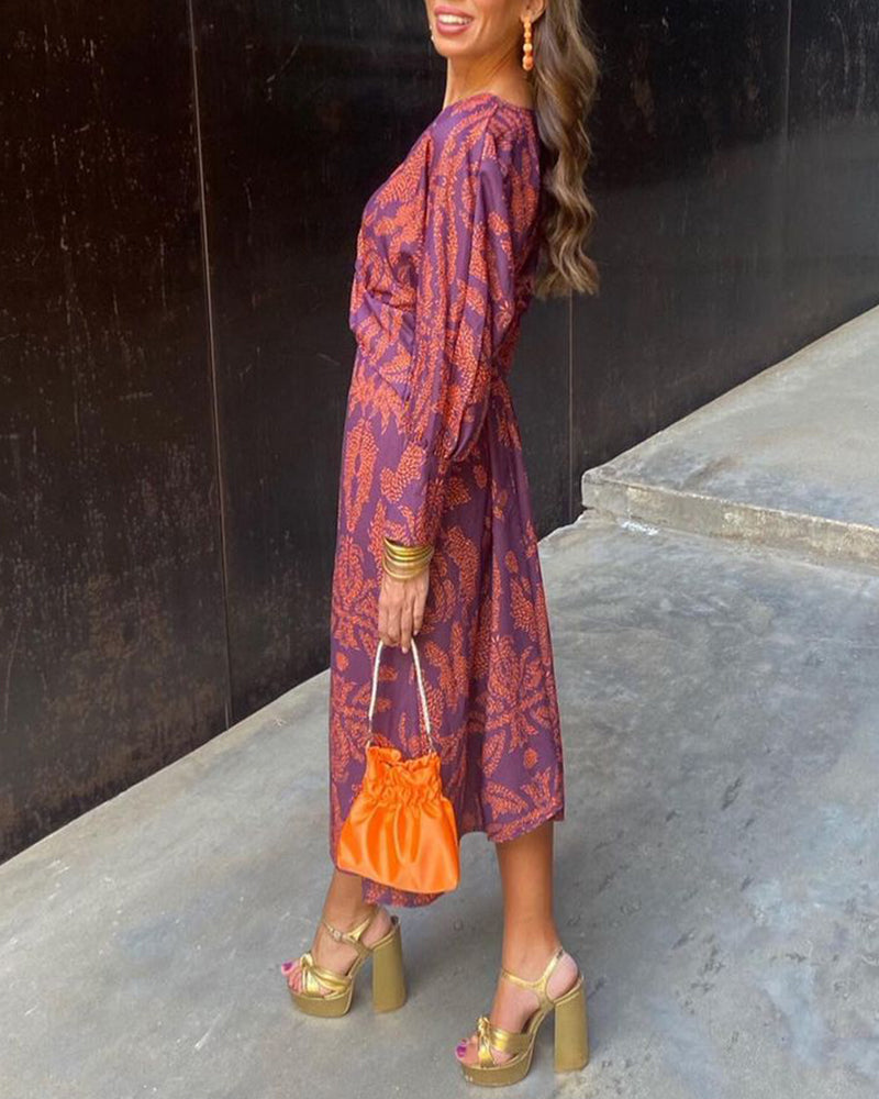 Celeste | Vestido Midi Elegante Florado
