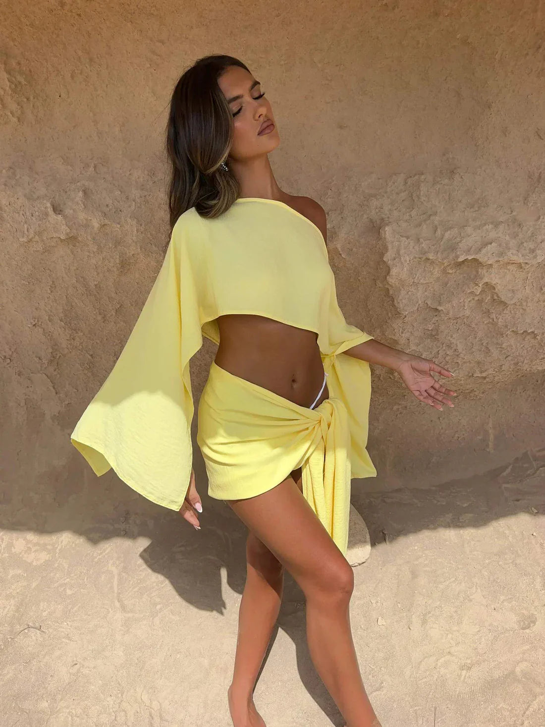 Beach | Conjunto De Top Y Pareo