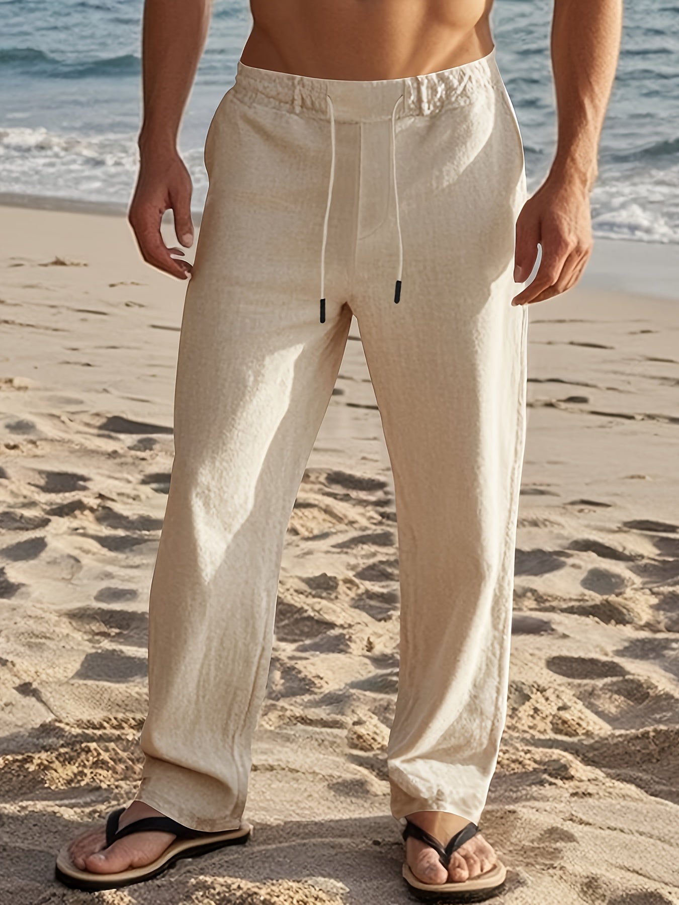 Laurent | Pantalones de lino para hombre