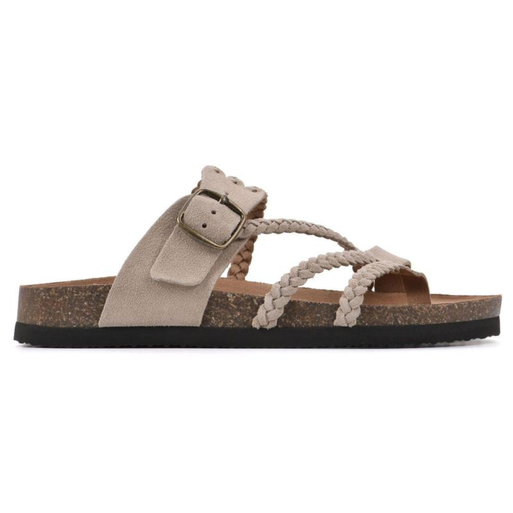 Elegantes sandalias tejidas