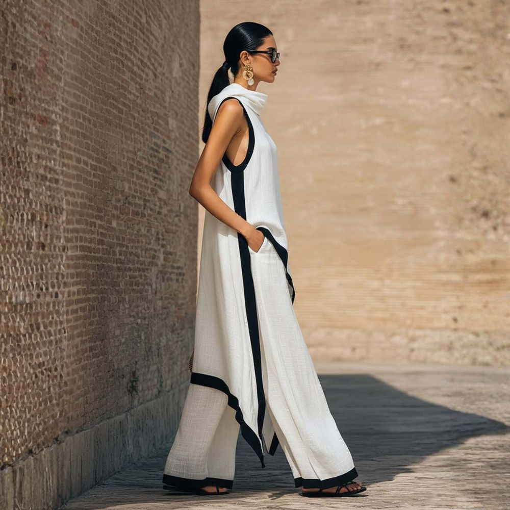 JOVANNE | CONJUNTO ELEGANTE DE LINO