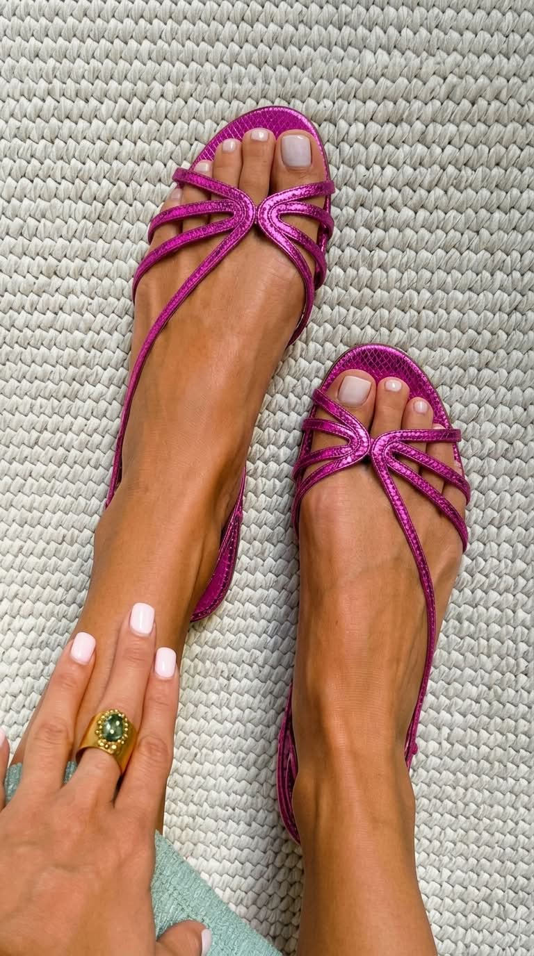 Serafina Luz | Sandalias Doradas