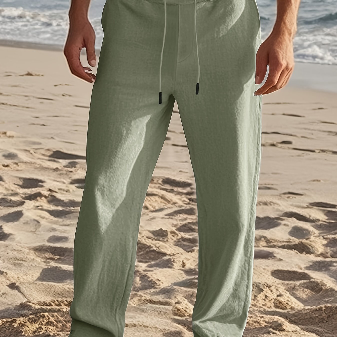 Laurent | Pantalones de lino para hombre