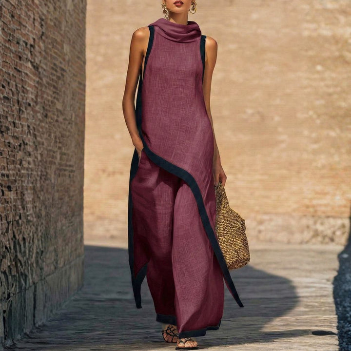 JOVANNE | CONJUNTO ELEGANTE DE LINO