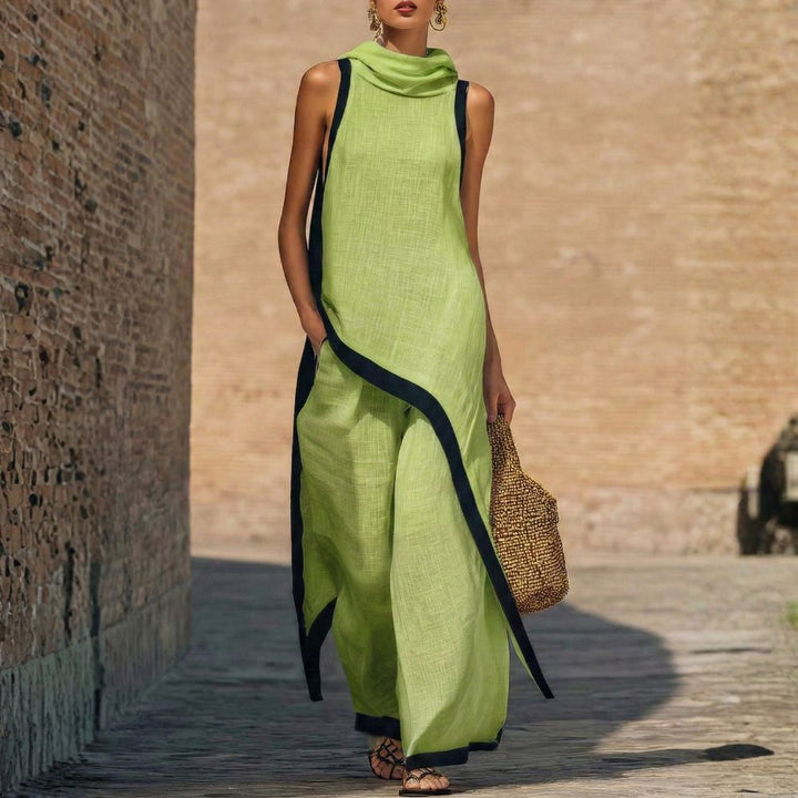 JOVANNE | CONJUNTO ELEGANTE DE LINO