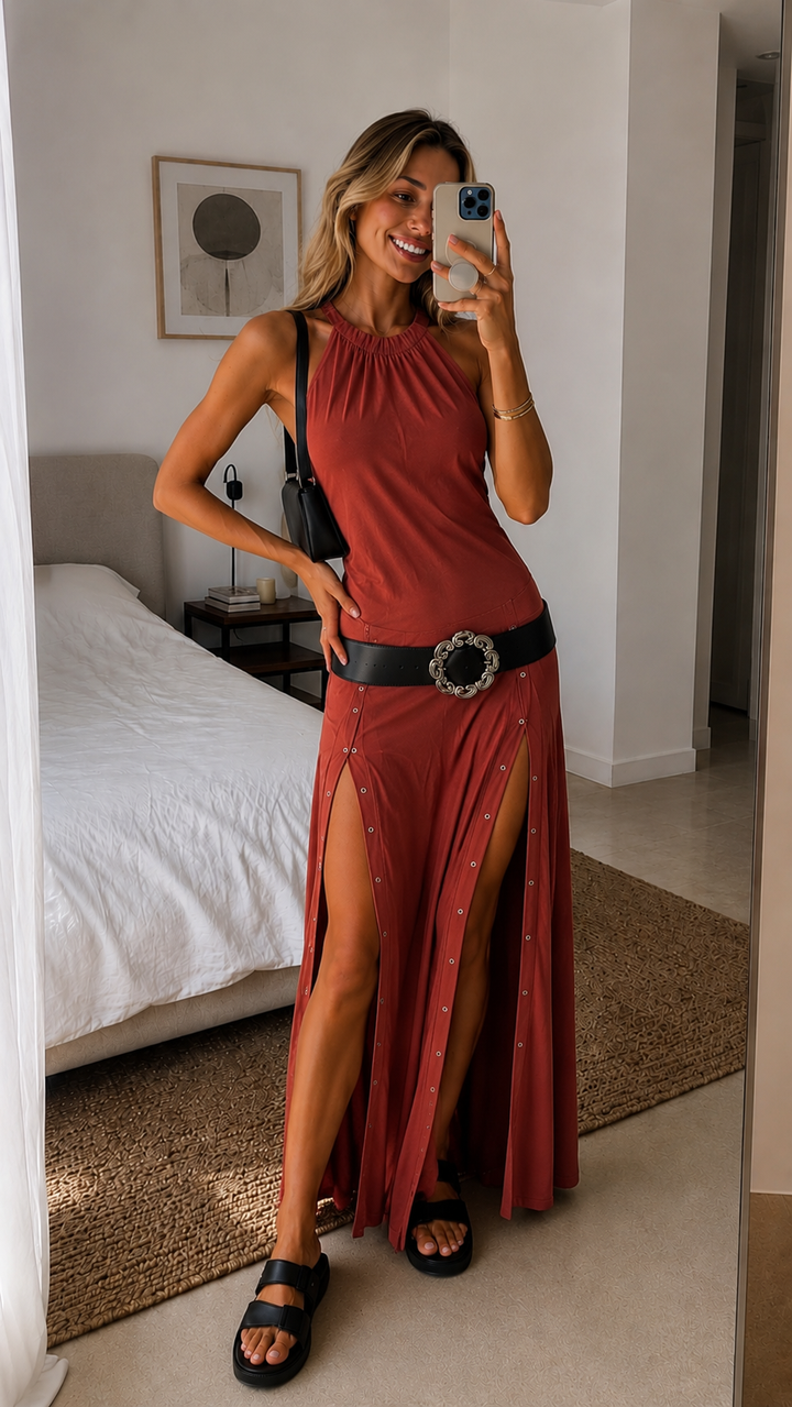 Vestido Fenix + cinturón