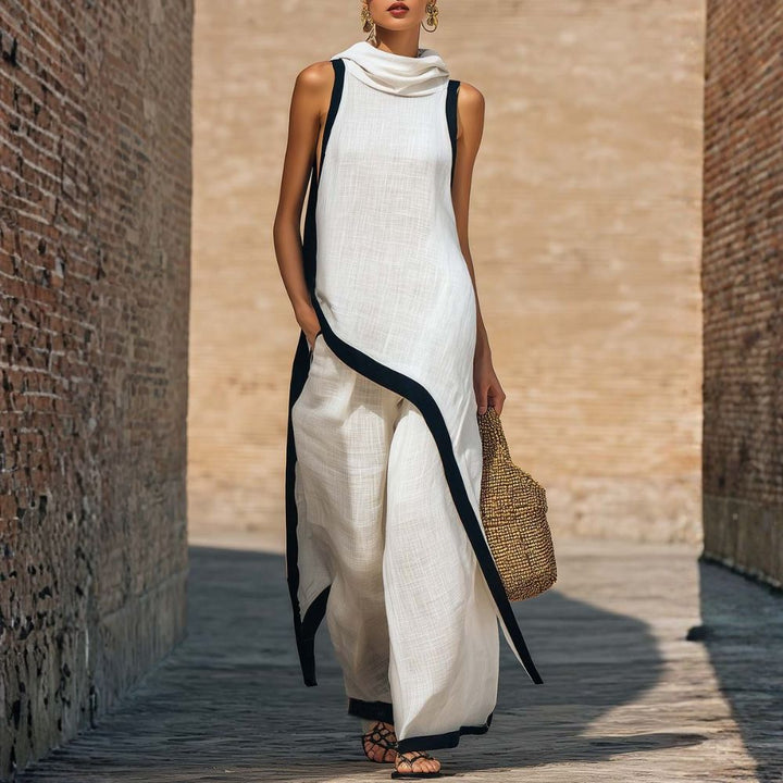 JOVANNE | CONJUNTO ELEGANTE DE LINO