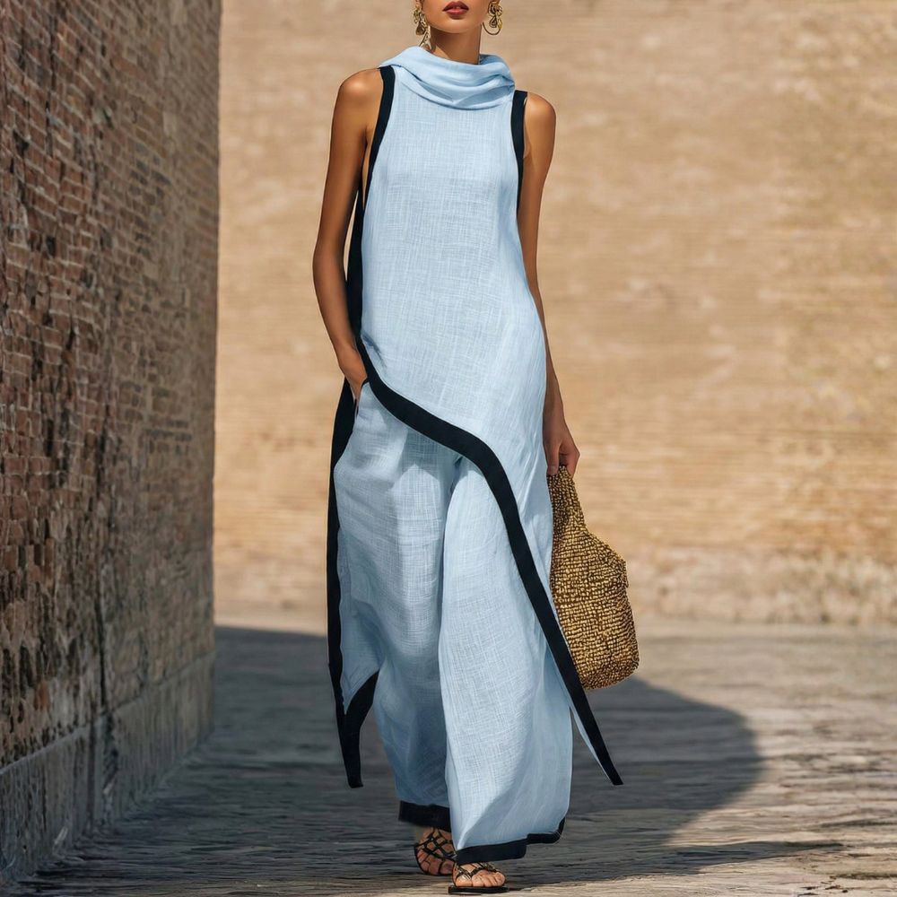 JOVANNE | CONJUNTO ELEGANTE DE LINO