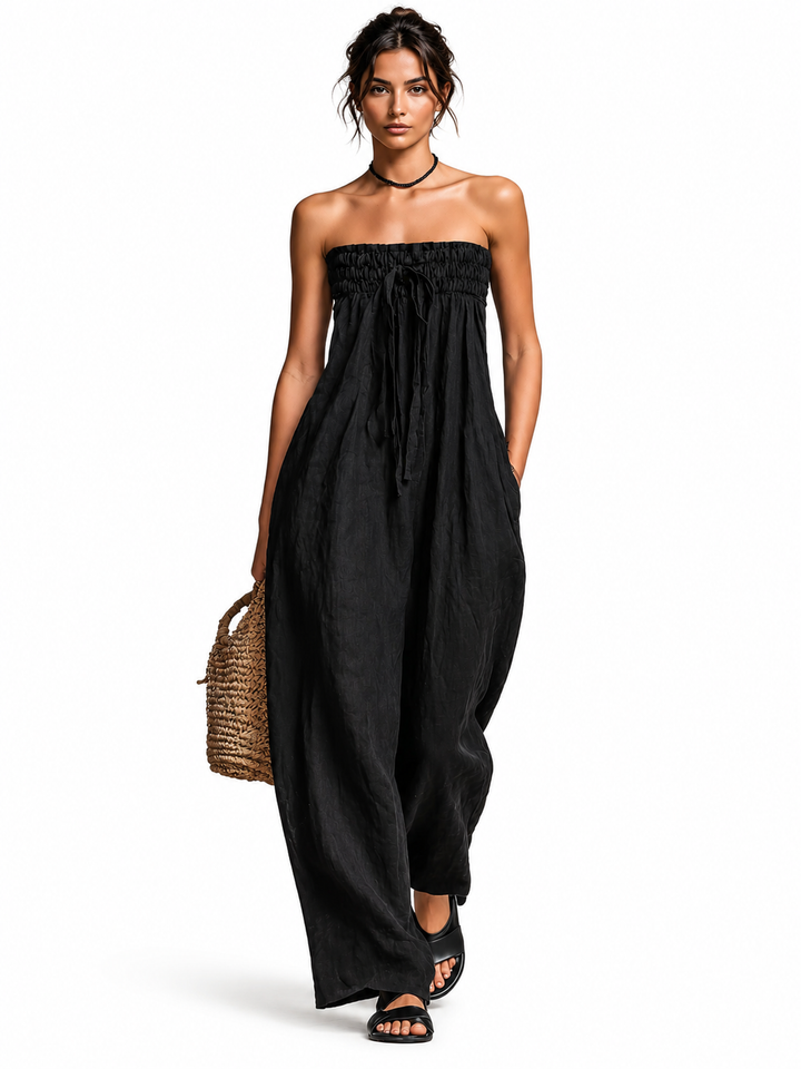 Nina | Elegante mono sin tirantes