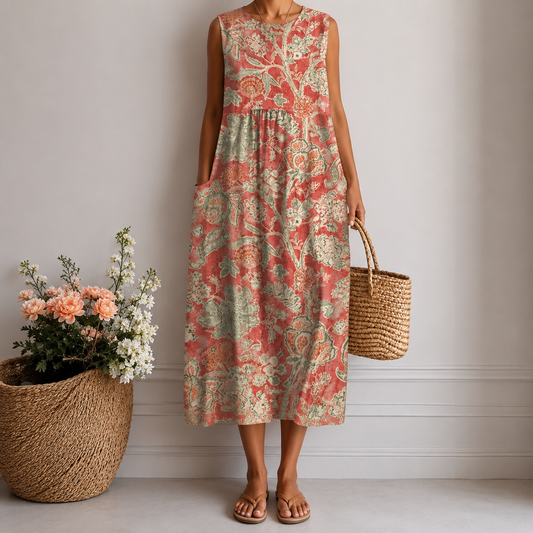 María Teresa  | Vestido midi floral