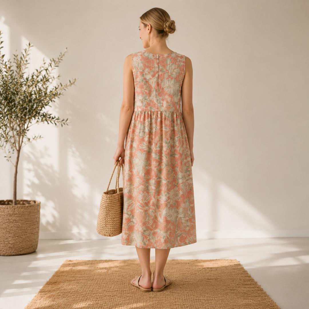 María Teresa  | Vestido midi floral