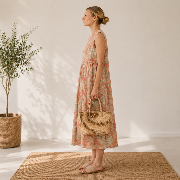 María Teresa  | Vestido midi floral