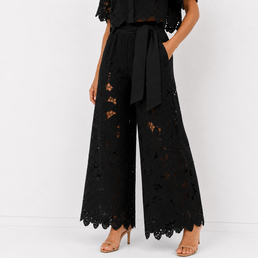 Isabelle – Conjunto de encaje floral