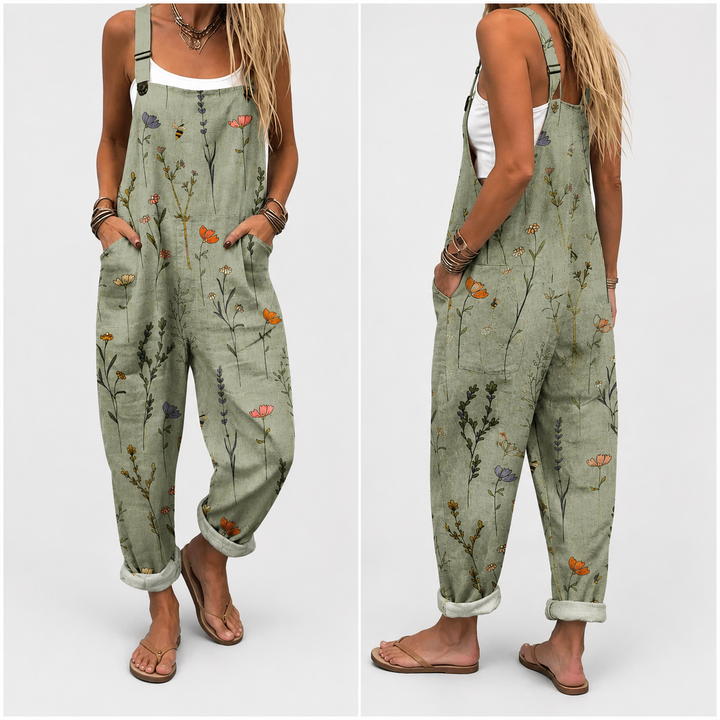 Cecilia | Mono de Tirantes con Estampado Floral
