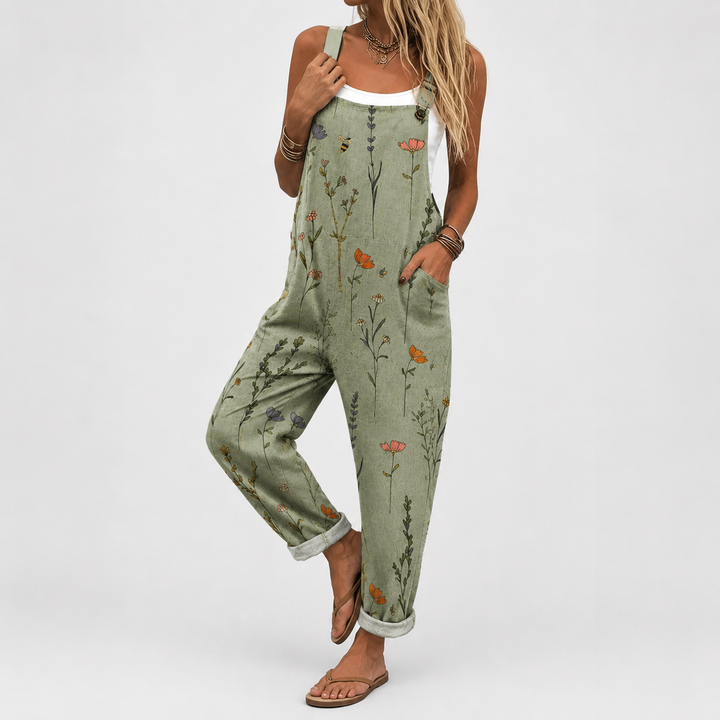 Cecilia | Mono de Tirantes con Estampado Floral