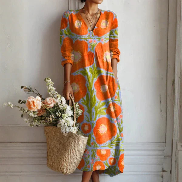 Alicia | Vestido Largo Sunset Bloom