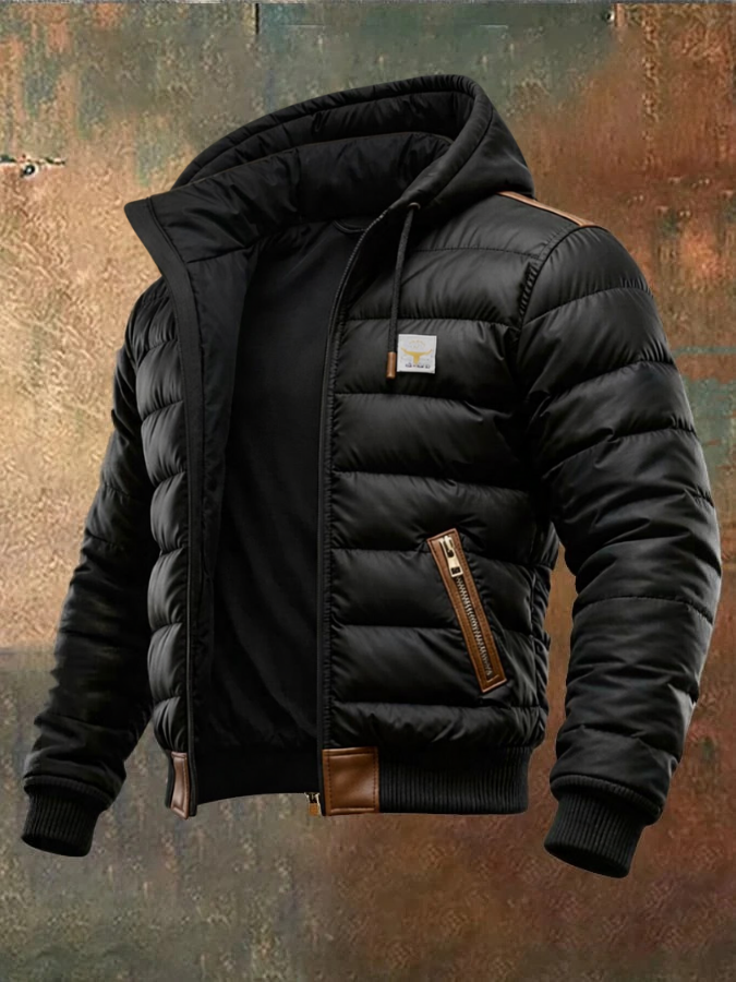 Unai | Chaqueta Acolchada Negra