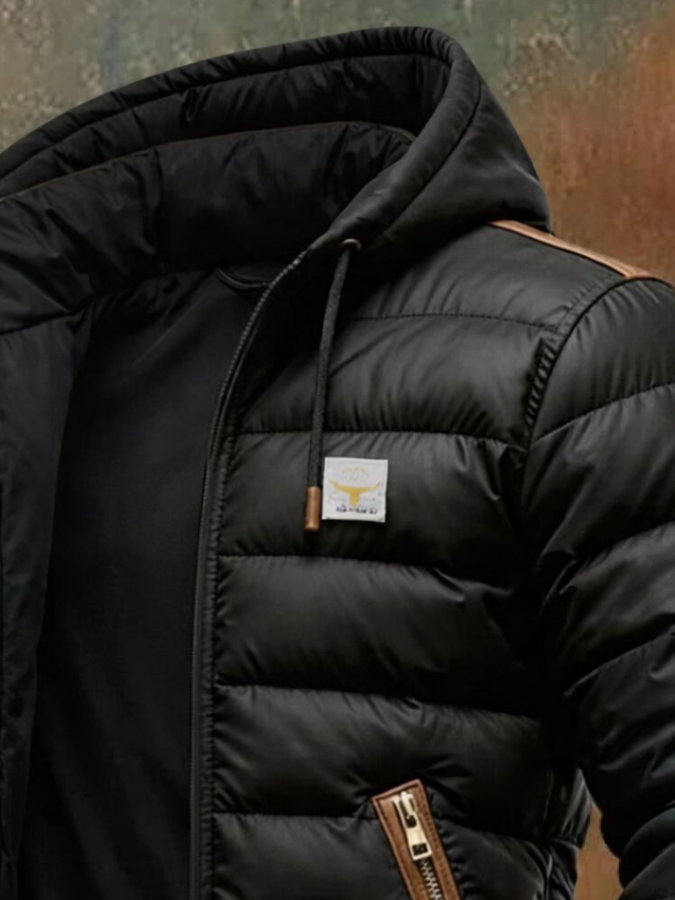 Unai | Chaqueta Acolchada Negra