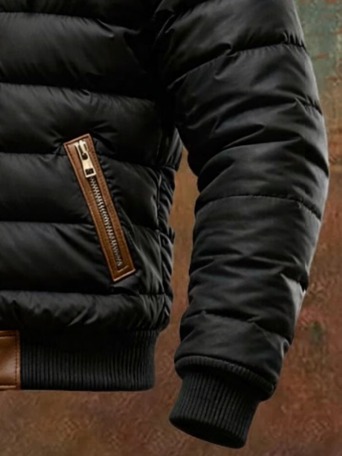 Unai | Chaqueta Acolchada Negra
