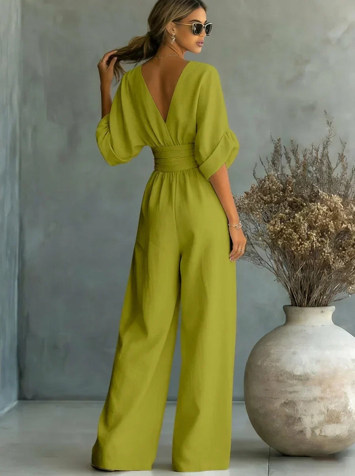 Leandra Mono Esencial con Escote en V