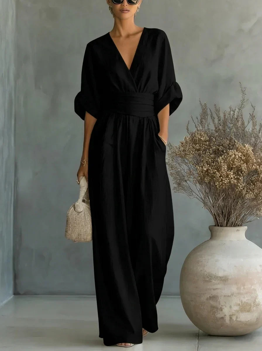 Leandra Mono Esencial con Escote en V