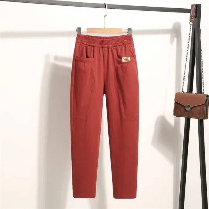 Pantalón Marelise™ con bolsillos grandes y cintura ajustable