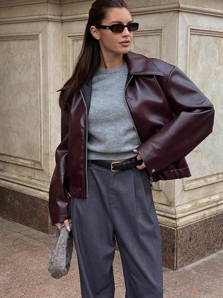 Inaya | Bomber Cuero