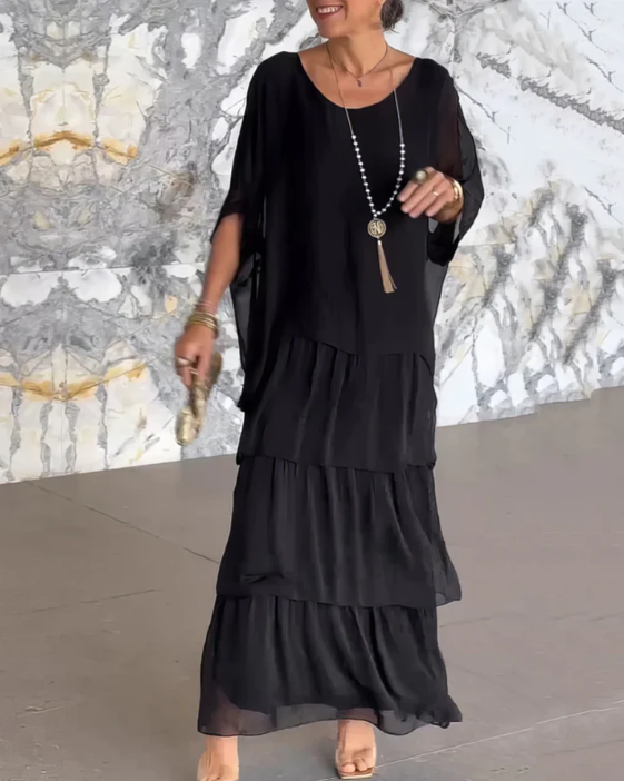 Lara – Elegante vestido largo y vaporoso