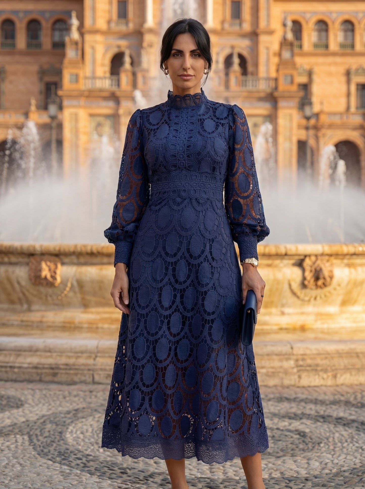 Carmona | Vestido de encaje primaveral