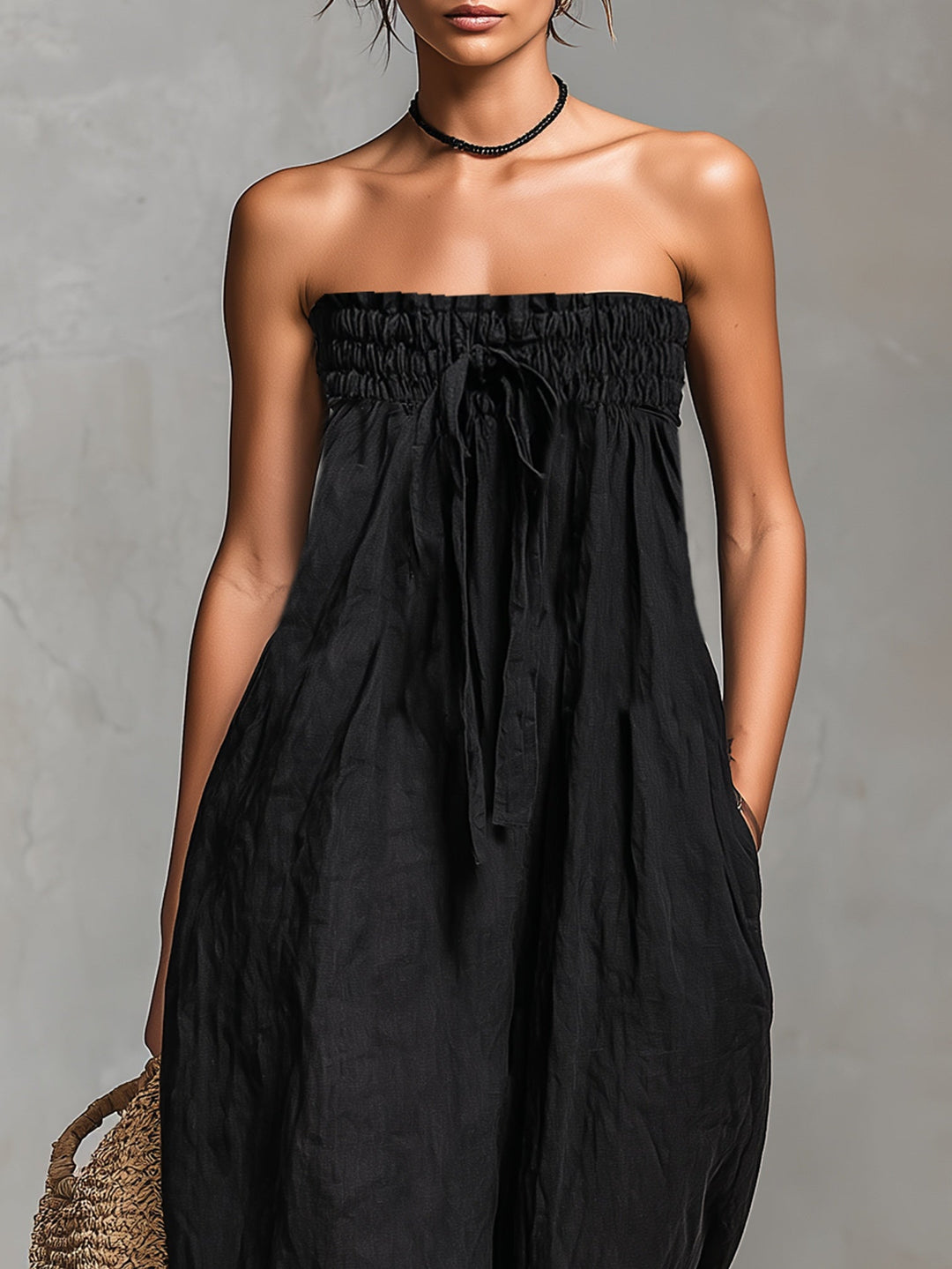 Nina | Elegante mono sin tirantes