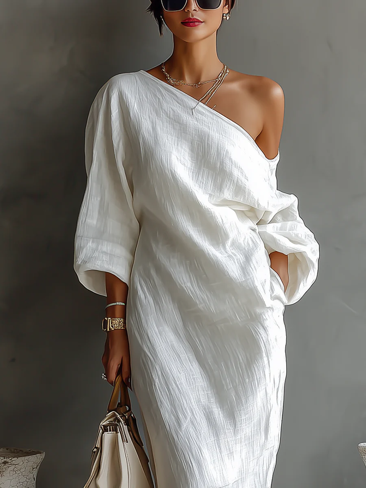 Elise™ | Elegante vestido largo asimétrico