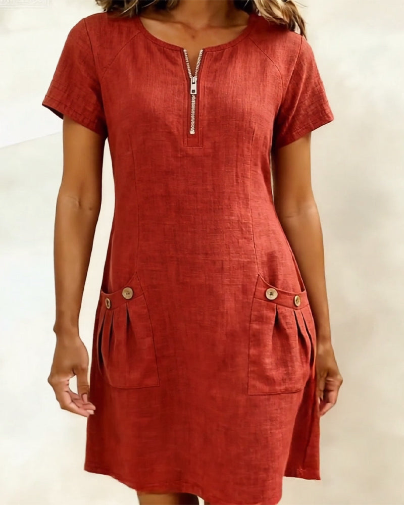 Vestido Silvia — Elegancia natural para el día a día