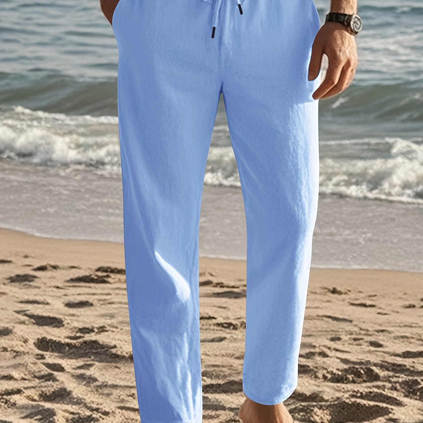 Laurent | Pantalones de lino para hombre