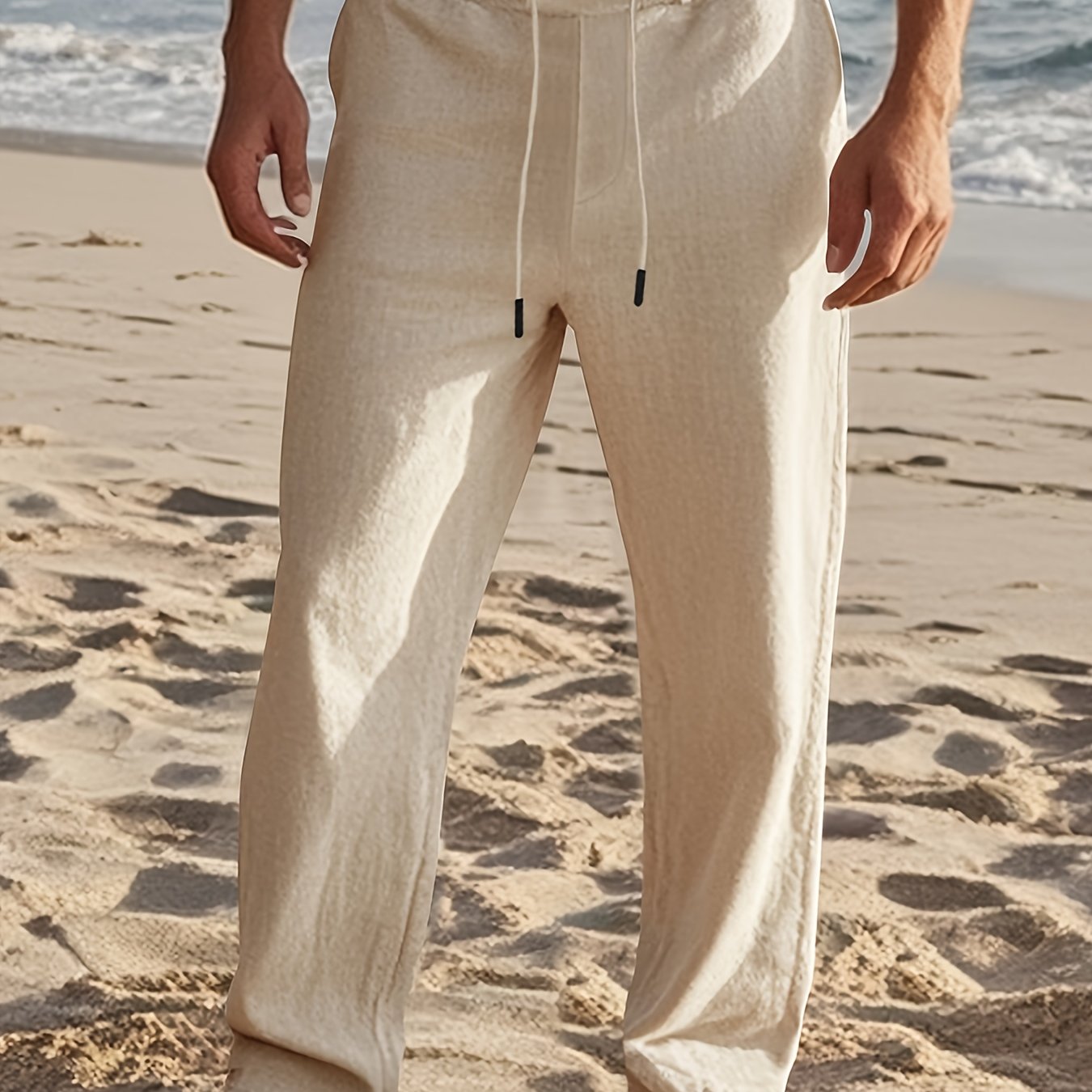 Laurent | Pantalones de lino para hombre