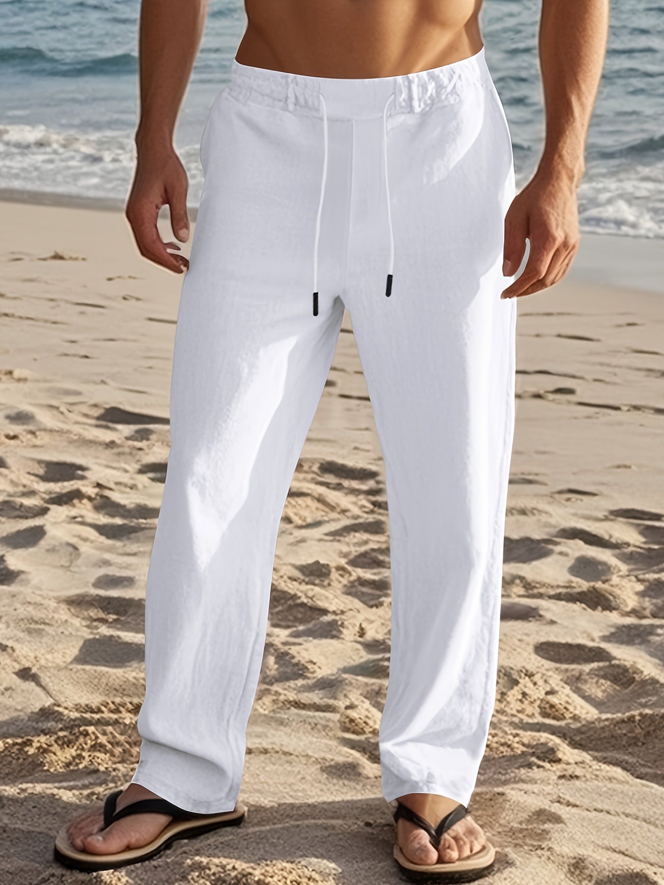 Laurent | Pantalones de lino para hombre
