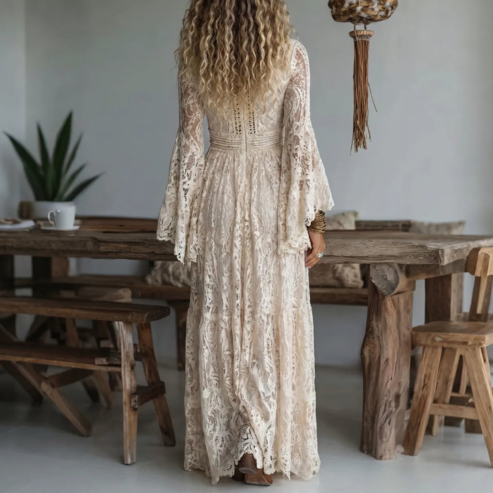 Serena | Vestido largo estilo boho elegante