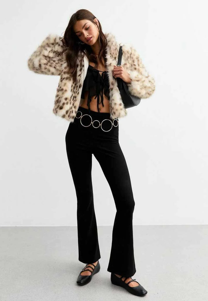Cristina | Chaqueta Efecto Pelo
