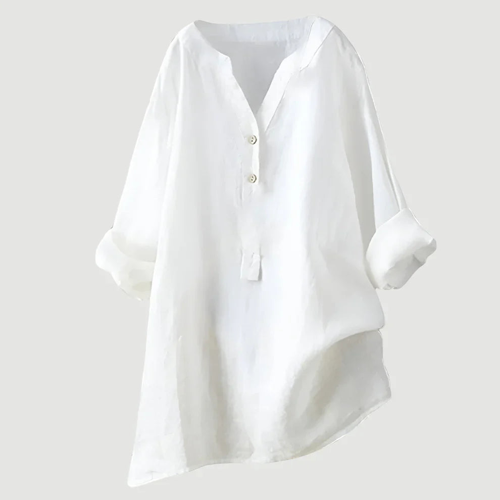 Alba | Camisa de Lino Fresca y Relajada