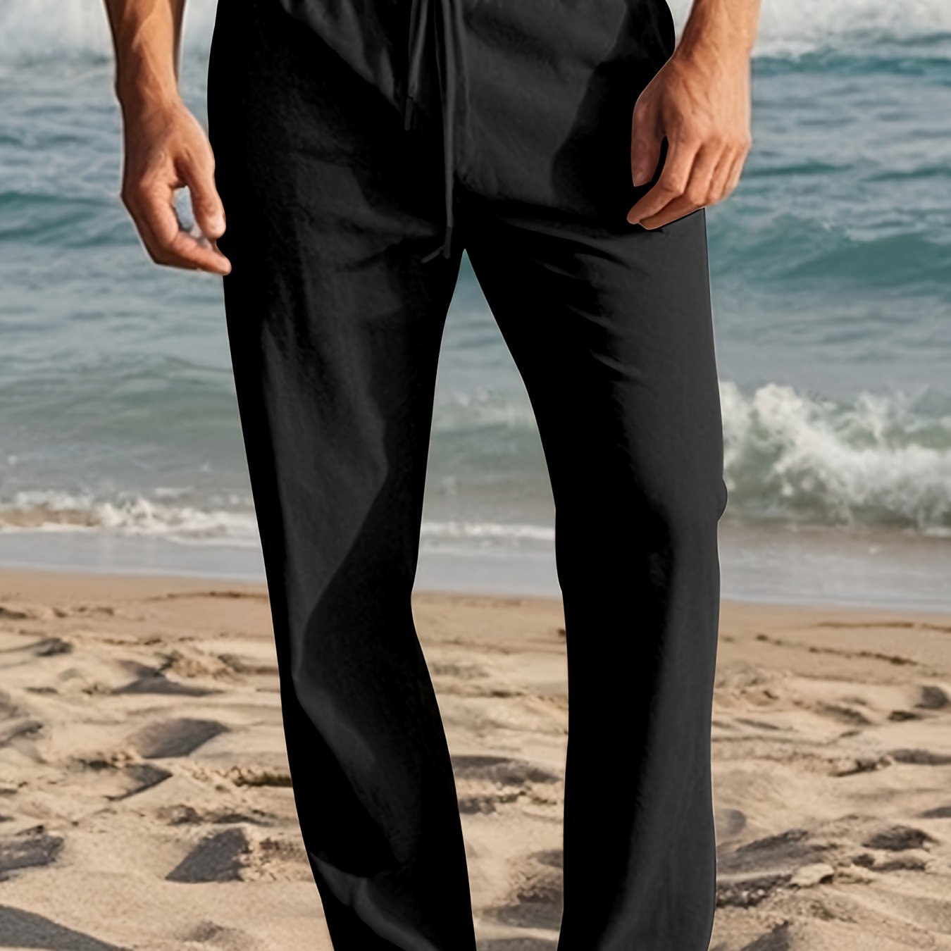 Laurent | Pantalones de lino para hombre