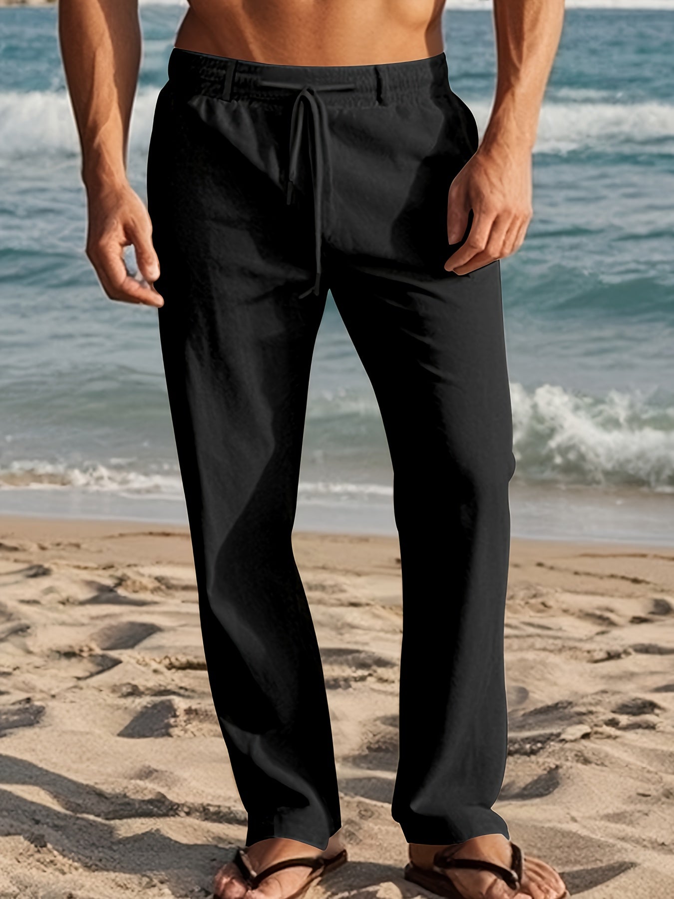 Laurent | Pantalones de lino para hombre