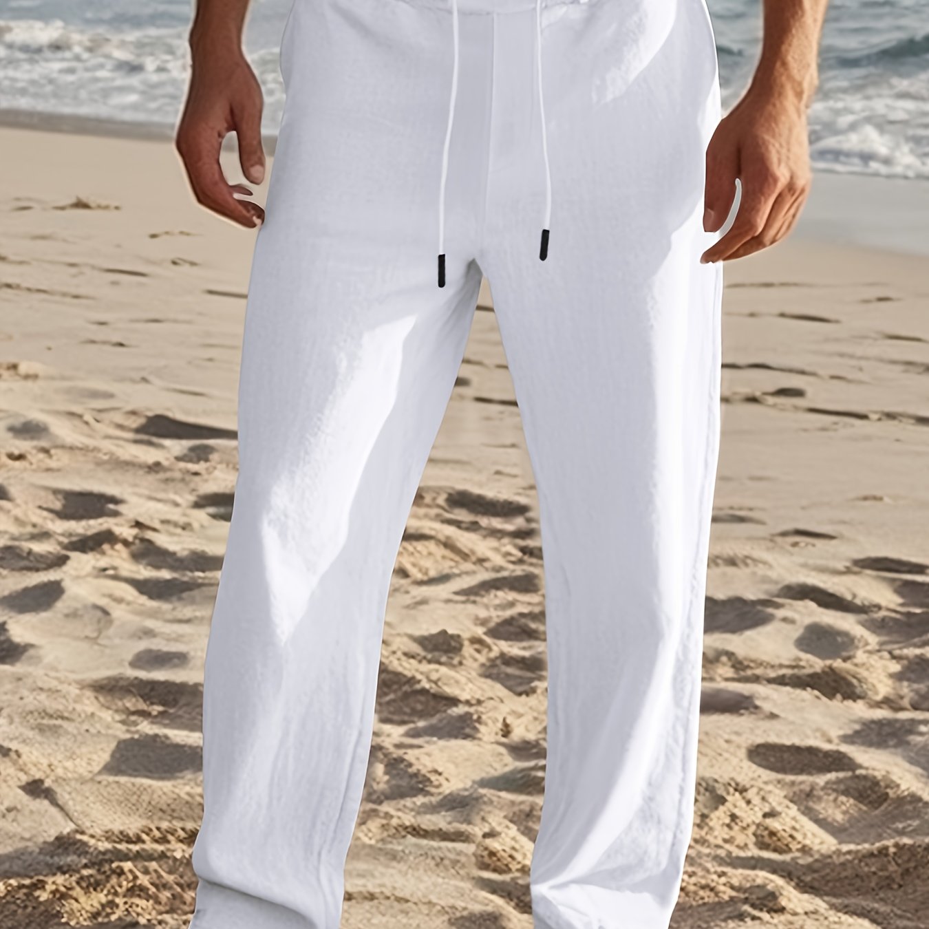 Laurent | Pantalones de lino para hombre