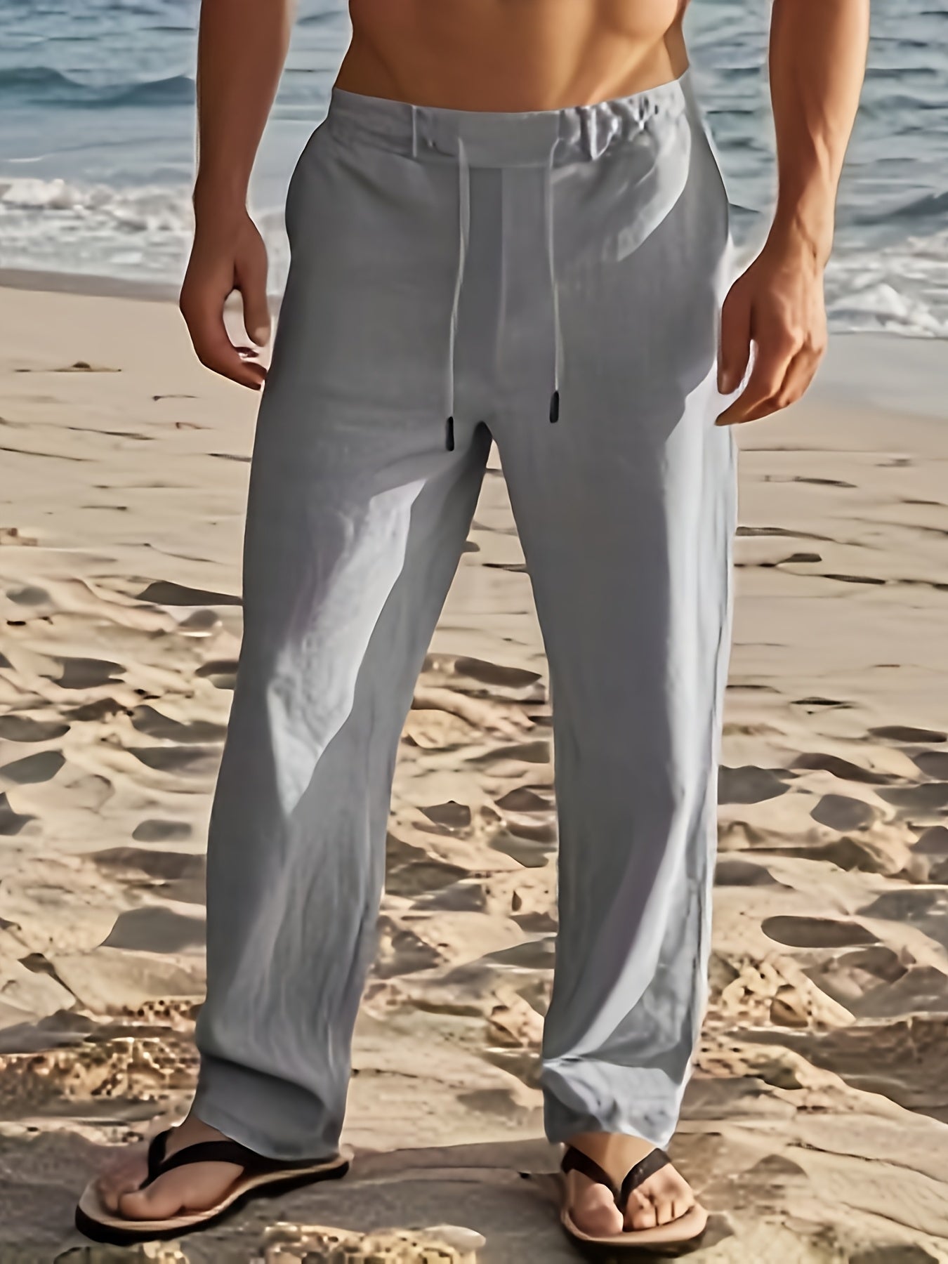 Laurent | Pantalones de lino para hombre