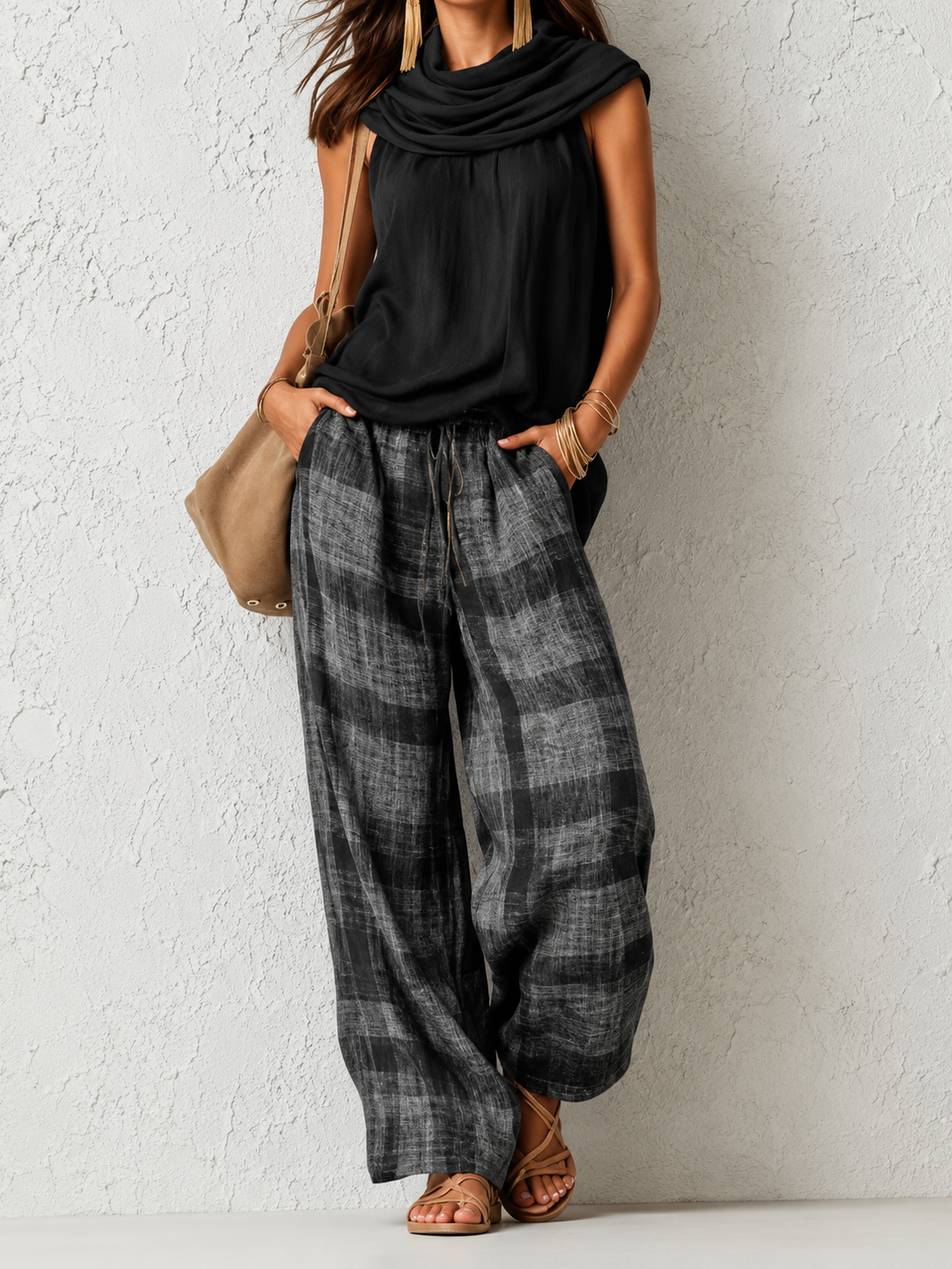 Conjunto Natural Cómodo y Elegante Negro