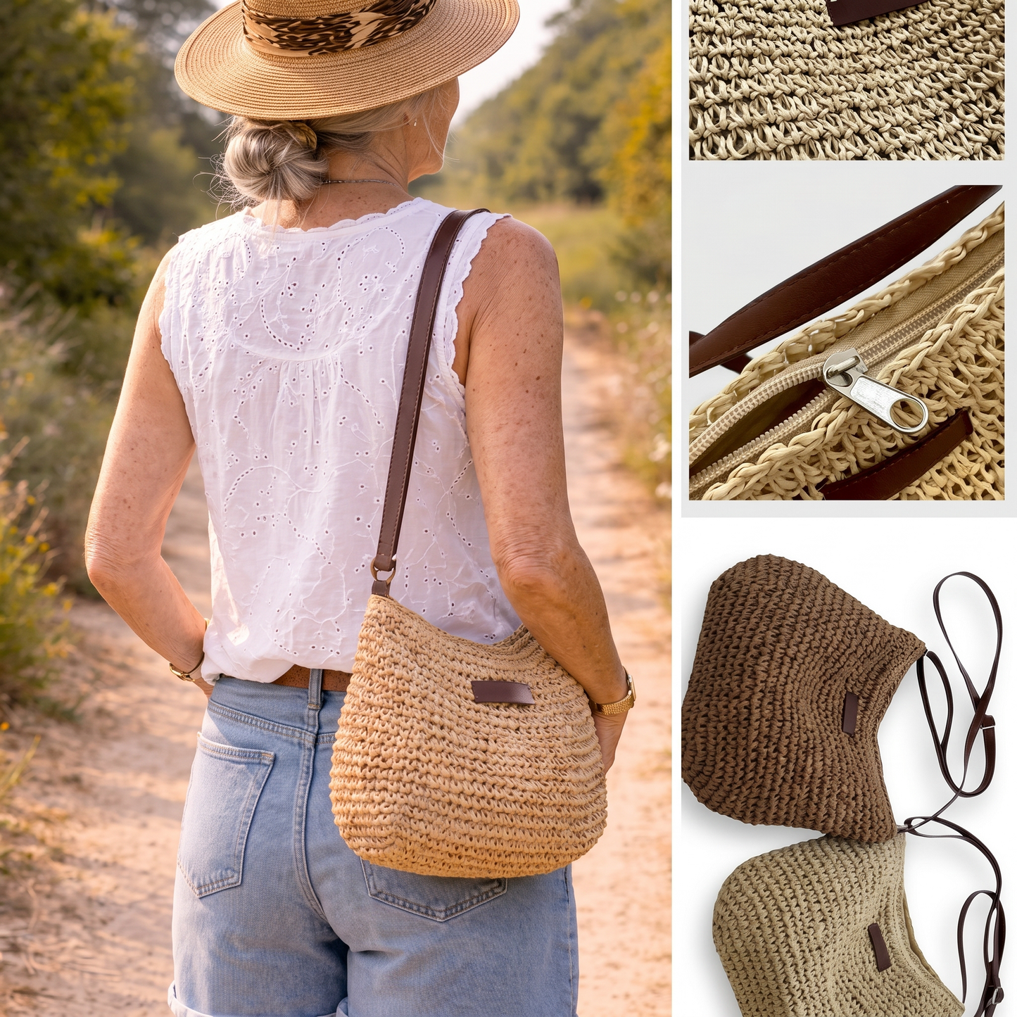 Simona | Elegante bolso trenzado